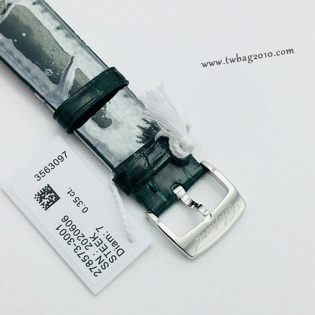 肖邦專櫃複刻女表 HappySport頂級鱷魚皮錶帶女士腕表  gjs1906